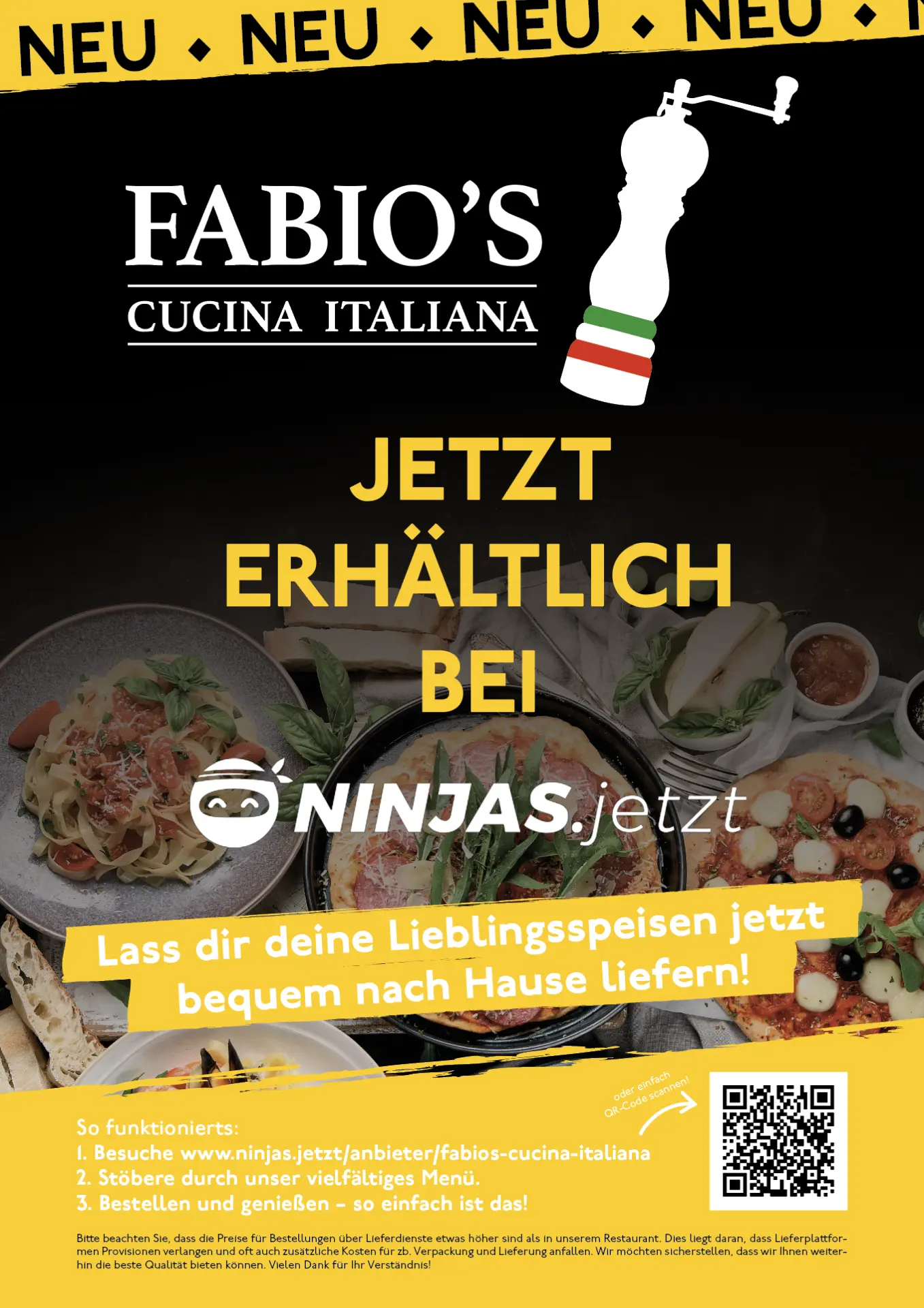 Werbeplakat für ninjas.jetzt